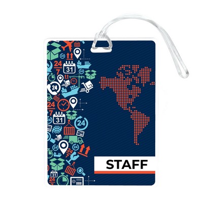 Imprinted Medium Luggage Tag